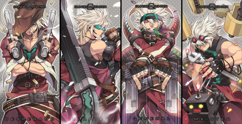 dungeon_and_fighter dungeon_fighter_online gunner tagme white_hair