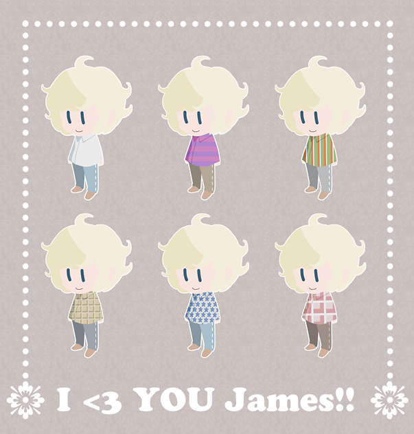 blonde_hair chibi james_may striped text top_gear unmoving_pattern
