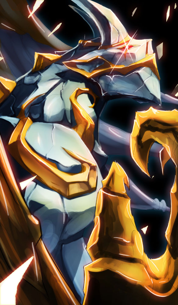 beancurd galio horns league_of_legends red_eyes solo talons
