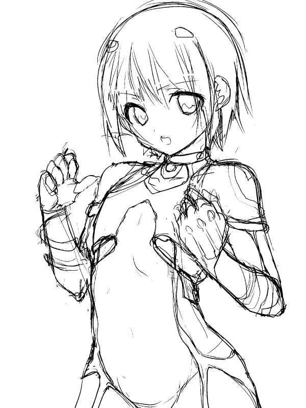 1boy blush fingerless_gloves gloves hair_ornament inazuma_eleven inazuma_eleven_(series) inazuma_eleven_go mataro monochrome open_mouth short_hair shuu_(inazuma_eleven) sketch solo white_background work_in_progress