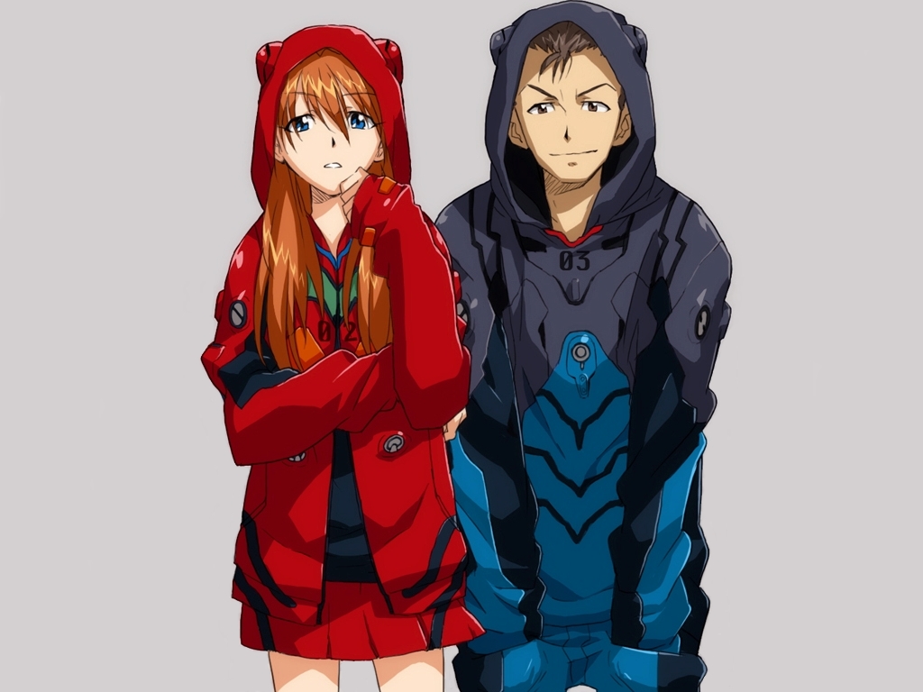 gray maeashi neon_genesis_evangelion souryuu_asuka_langley suzuhara_touji