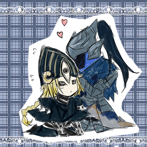 artorias_the_abysswalker blonde_hair braid dark_souls gloves hat heart helmet long_hair lord's_blade_ciaran lord's_blade_ciaran mask robe