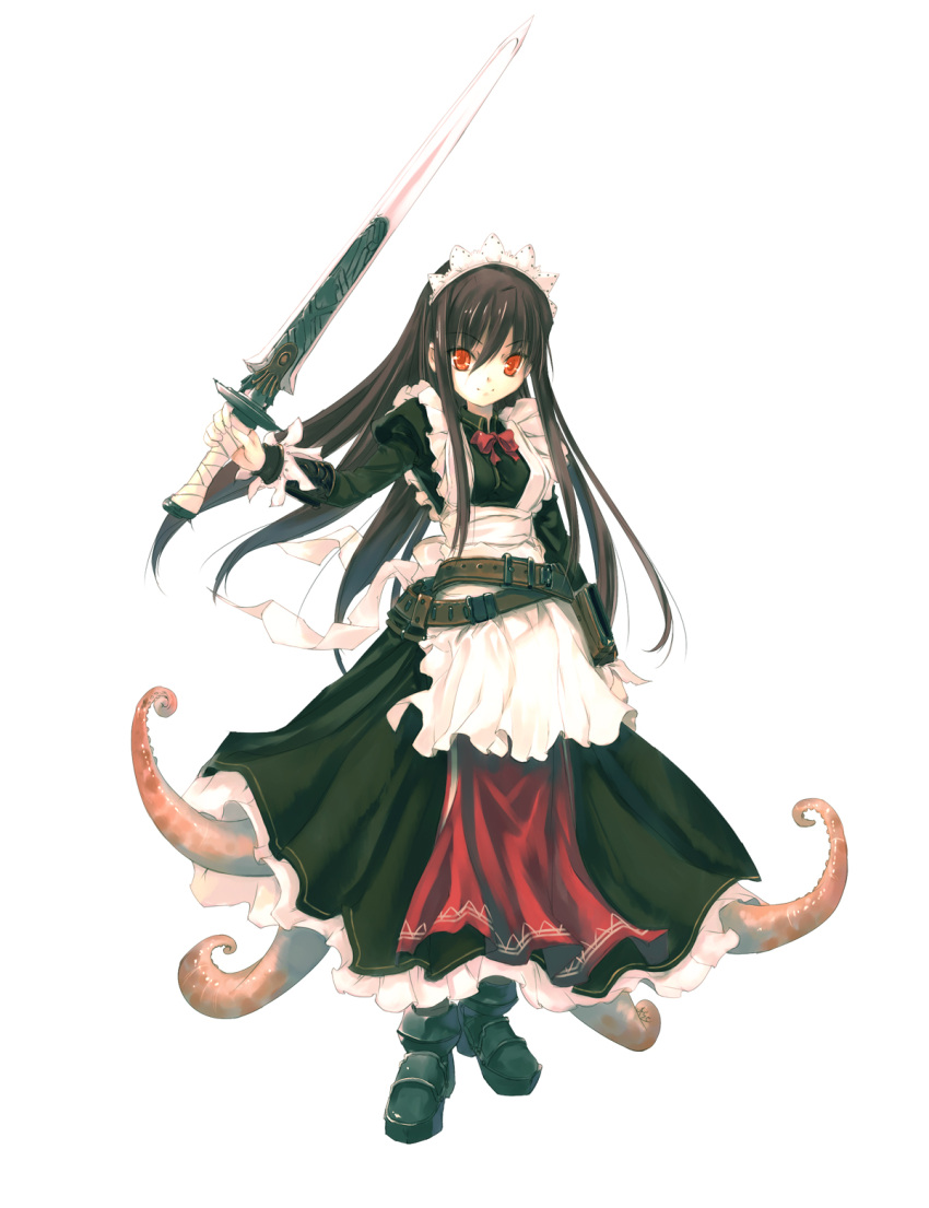 hitomaru maid shrine sword tentacles