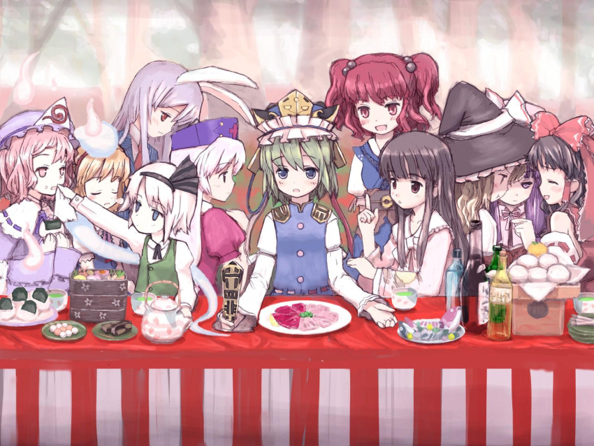 tagme the_last_supper touhou wallpaper