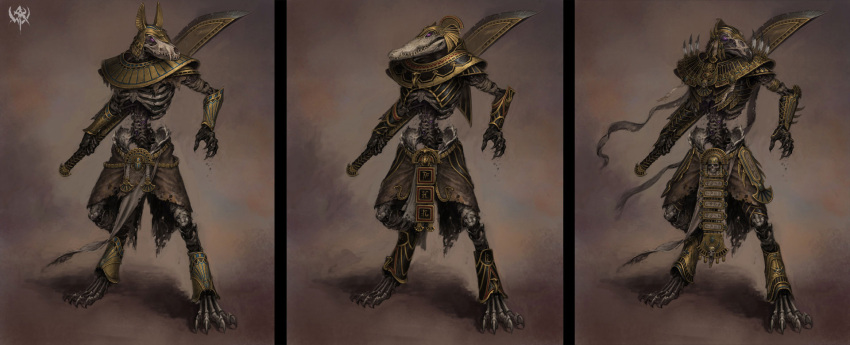 armor egyptian fantasy furry skeleton sword tagme undead warhammer
