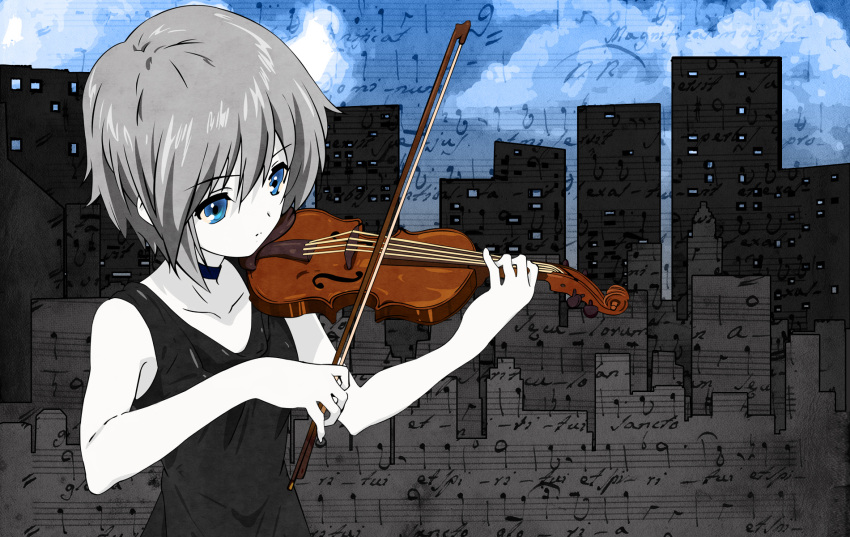 nagato_yuki suzumiya_haruhi_no_yuuutsu tagme violin