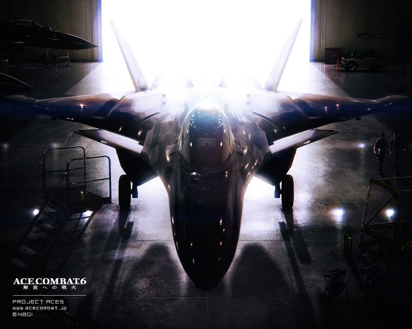 ace_combat ace_combat_6 aircraft airplane cfa-44_nosferatu hangar photorealistic realistic su-33_flanker tagme