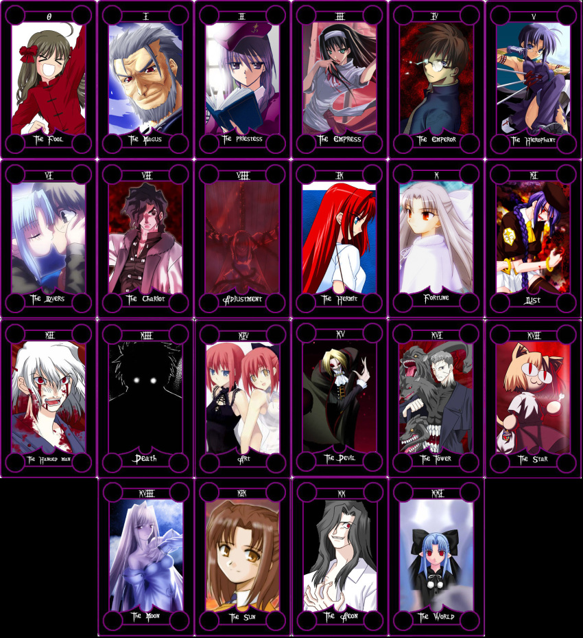 aozaki_aoko arcueid_brunestud arima_miyako ciel everyone hisui kishima_kouma kishua_zelretch_schweinorg kohaku len michael_roa_valdamjong nanaya_shiki neko_arc nrvnqsr_chaos sion_eltnam_atlasia tarot tohno_akiha tohno_shiki tohno_shiki_(2) tsukihime wallachia white_len yumizuka_satsuki