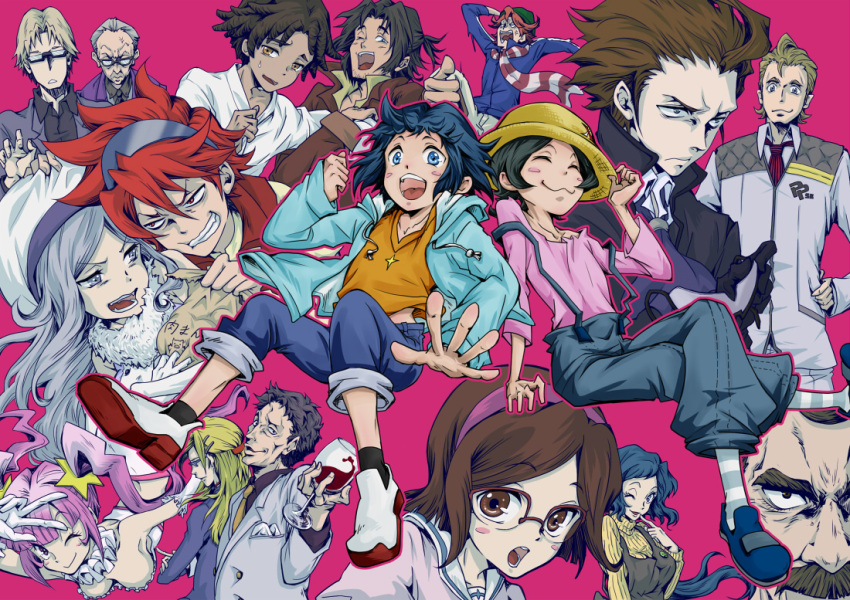 6+boys 6+girls aila_jyrkiainen allan_adams baker_(gundam_bf) chairman_mashita gundam gundam_build_fighters iori_rinko iori_sei kirara_(gundam_bf) kousaka_china meijin_kawaguchi mihoshi_(gundam_bf) multiple_boys multiple_girls nils_nielsen nine_barthes nishijis rainer_cziommer ral-san reiji_(gundam_bf) ricardo_fellini yasaka_mao yuuki_tatsuya_(gundam_bf)