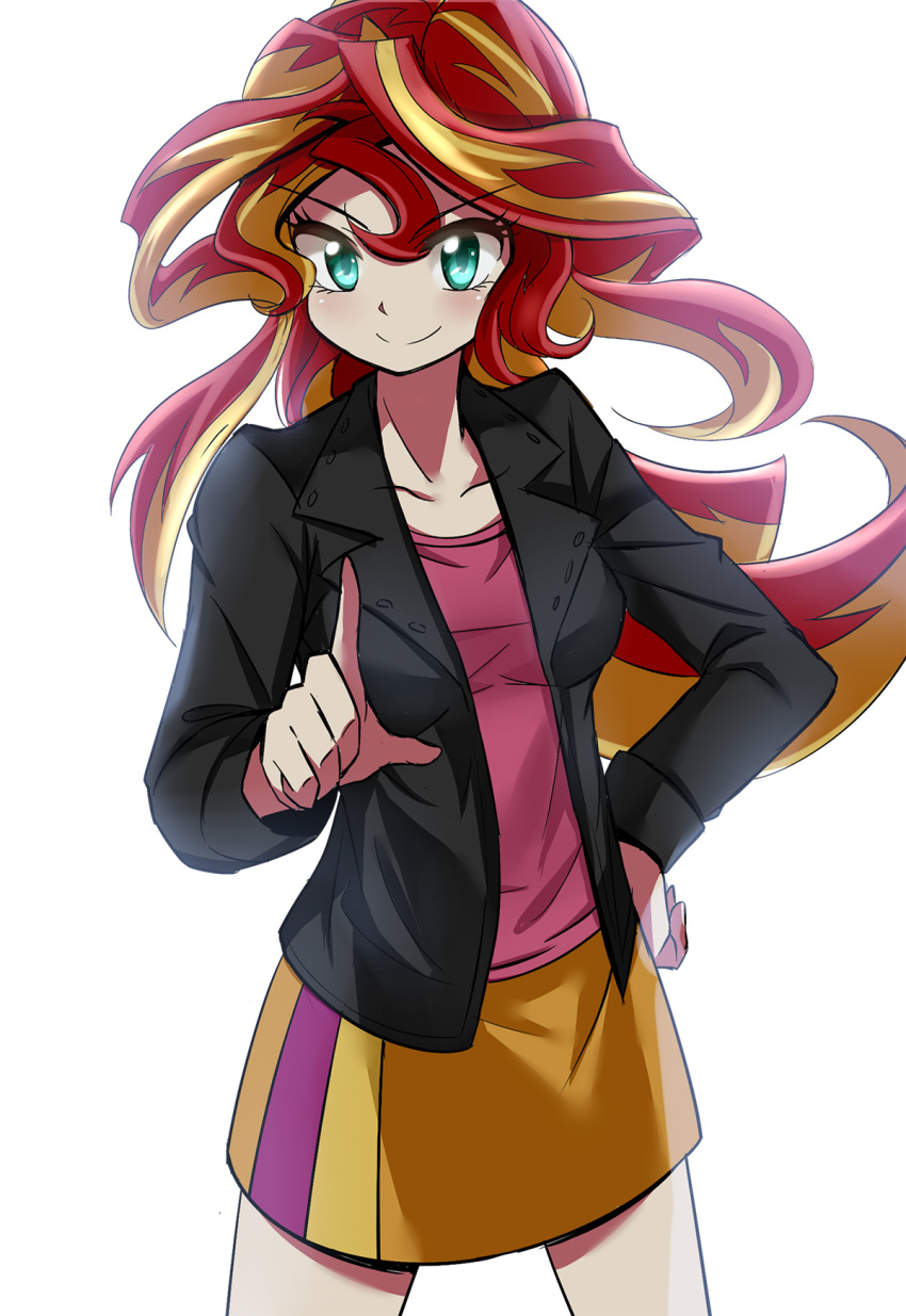 caibao highres my_little_pony my_little_pony_friendship_is_magic personification sunset_shimmer