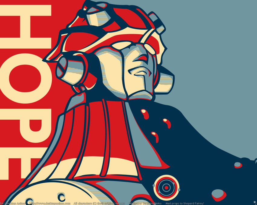 artist_request barack_obama big_o big_o_(mecha) mecha no_humans parody solo source_request text the_big_o wallpaper watermark