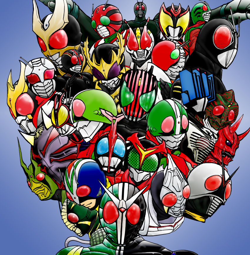 antenna antennae everyone highres kamen_rider kamen_rider_1 kamen_rider_2 kamen_rider_555 kamen_rider_agito kamen_rider_agito_(series) kamen_rider_amazon kamen_rider_amazon_(series) kamen_rider_black kamen_rider_black_(series) kamen_rider_black_rx kamen_rider_black_rx_(series) kamen_rider_blade kamen_rider_blade_(series) kamen_rider_dcd kamen_rider_decade kamen_rider_den-o kamen_rider_den-o_(series) kamen_rider_diend kamen_rider_double kamen_rider_faiz kamen_rider_hibiki kamen_rider_hibiki_(series) kamen_rider_j kamen_rider_kabuto kamen_rider_kabuto_(series) kamen_rider_kiva kamen_rider_kiva_(series) kamen_rider_kuuga kamen_rider_kuuga_(series) kamen_rider_ryuki kamen_rider_ryuki_(series) kamen_rider_shin kamen_rider_stronger kamen_rider_stronger_(series) kamen_rider_super-1 kamen_rider_super-1_(series) kamen_rider_v3 kamen_rider_v3_(series) kamen_rider_w kamen_rider_x kamen_rider_x_(series) kamen_rider_zo kamen_rider_zx momotaros momotarosu new_kamen_rider riderman shin_kamen_rider_prologue skyrider sword-dream