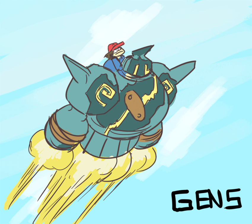 flying golurk pokemon rocket tagme
