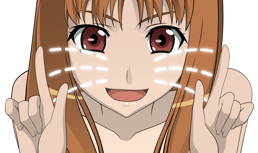 close holo spice_and_wolf transparent vector