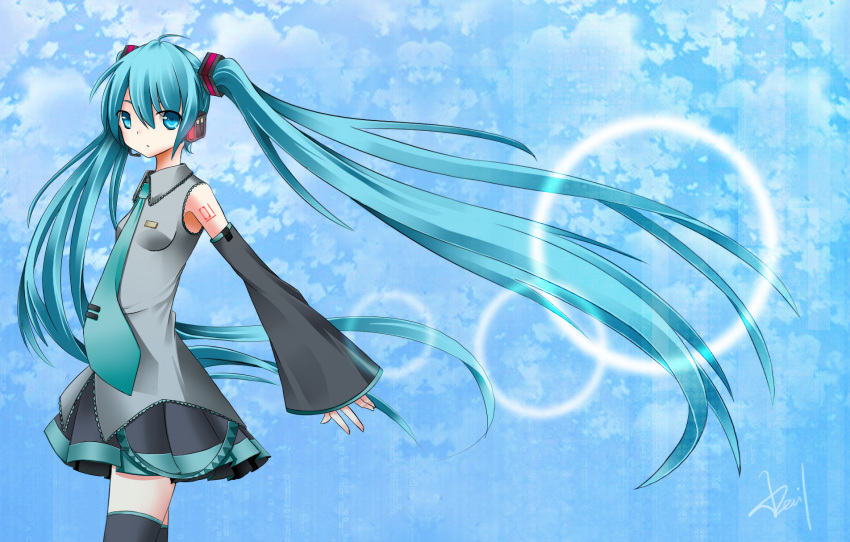 detached_sleeves hatsune_miku tagme twintails vocaloid
