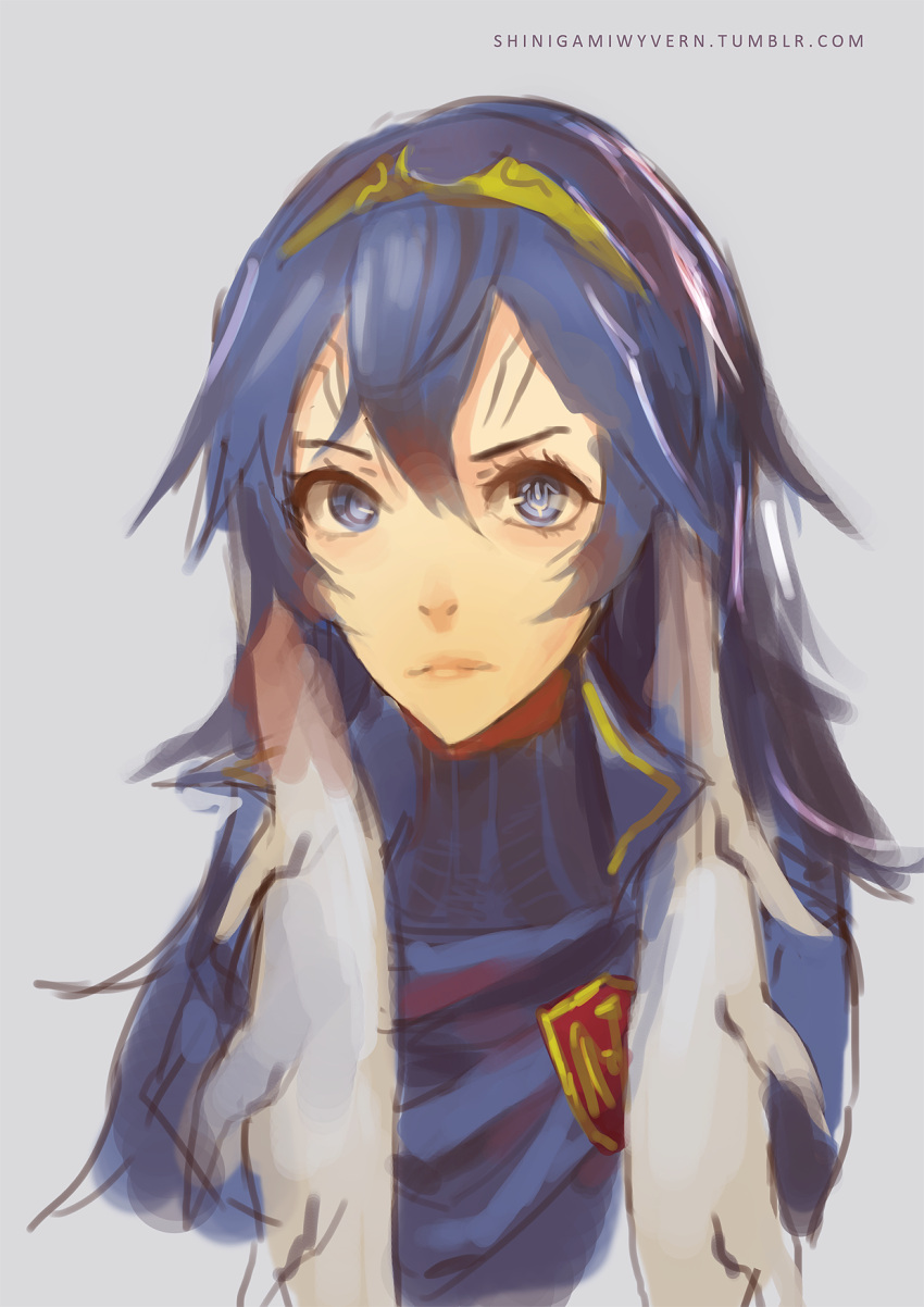 1girl blue_eyes blue_hair female fire_emblem fire_emblem:_kakusei highres lucina shinigamiwyvern solo taguel