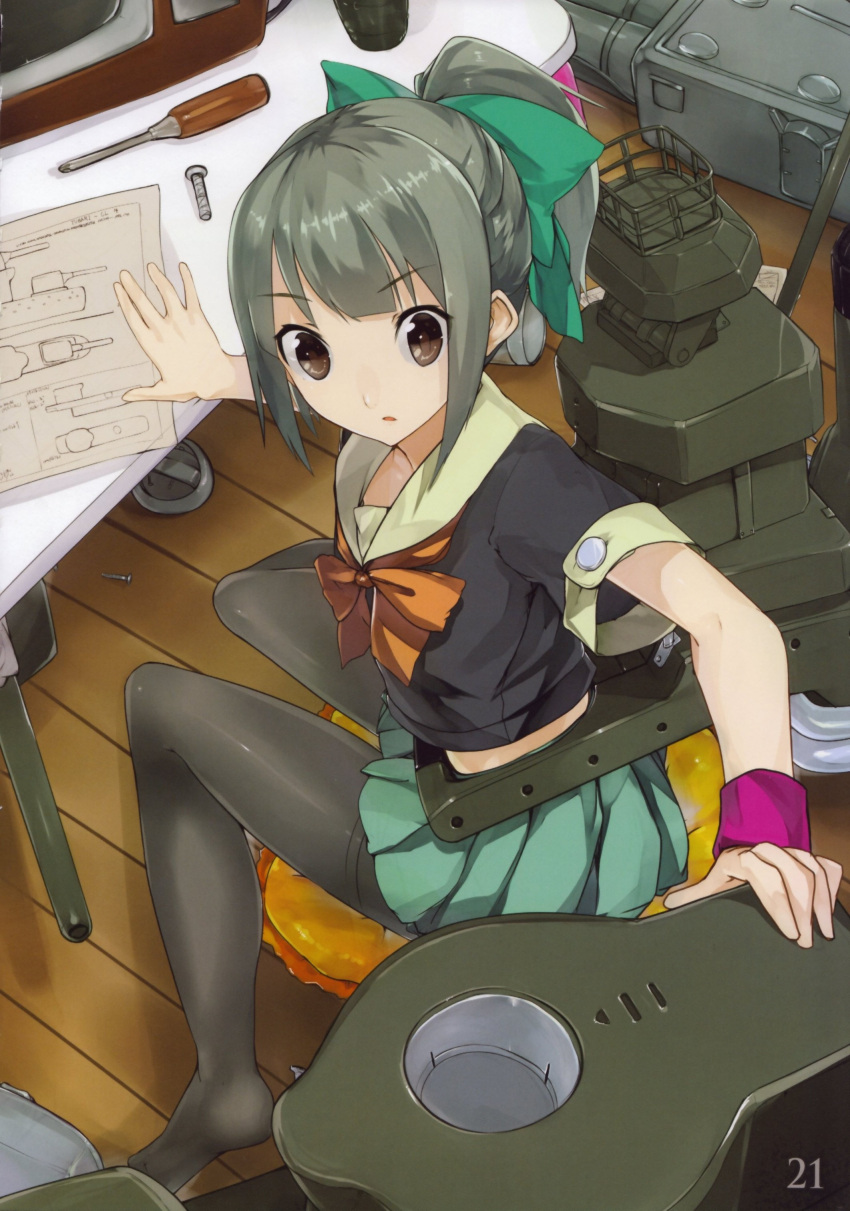 kantai_collection konishi_(koconatu) official_art tagme yuubari_(kantai_collection)