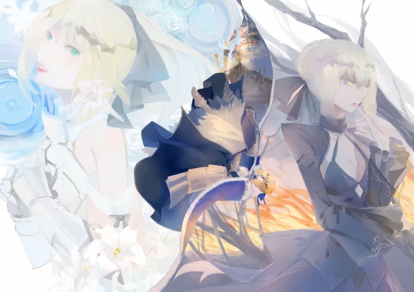 fate/stay_night fate_(series) highres saber saber_alter saber_lily