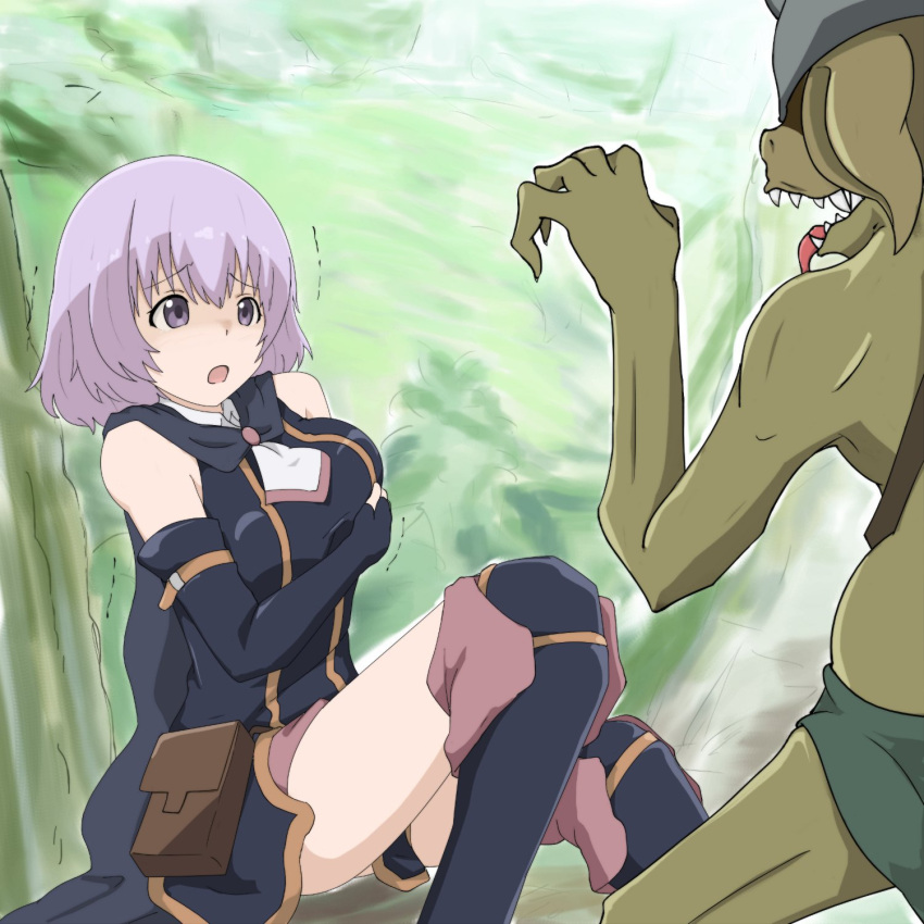 1girl goblin hai_to_gensou_no_grimgar highres maimai251 monster