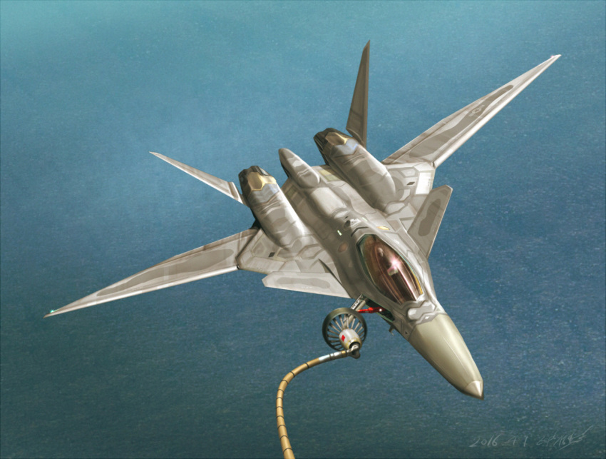 ace_combat ace_combat_2 aircraft airplane artist_name dated fighter_jet flying jet military military_vehicle signature tagme vehicle water xfa-27 zephyr164