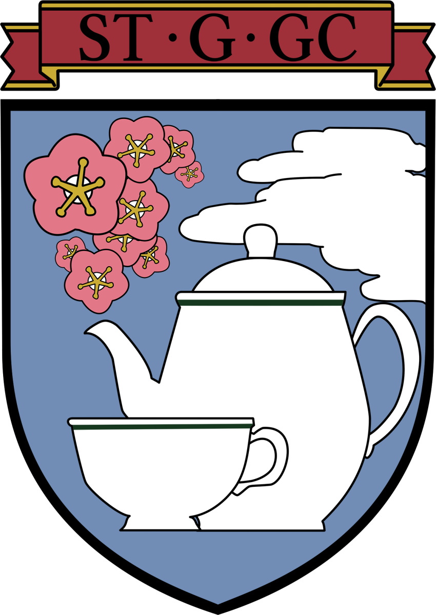 close-up cup emblem english flower girls_und_panzer heita0524 highres no_humans simple_background st._gloriana's_(emblem) teacup teapot white_background