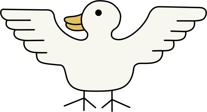 bird close-up duck emblem girls_und_panzer heita0524 highres no_humans simple_background white_background