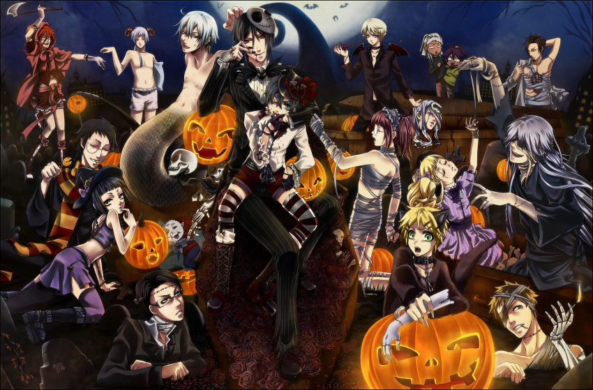 Kuroshitsuji Black Butler Ciel Phantomhive Devil Halloween Trick