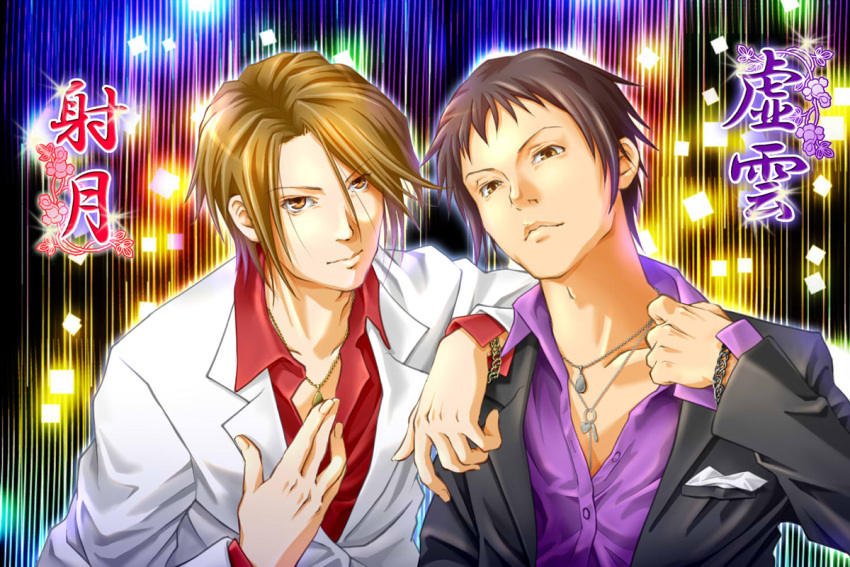 brown_eyes brown_hair fabulous formal koizumi_itsuki kyon male nightclub realistic short_hair suit suzumiya_haruhi-chan_no_yuuutsu suzumiya_haruhi_no_yuuutsu yajou_hirarin