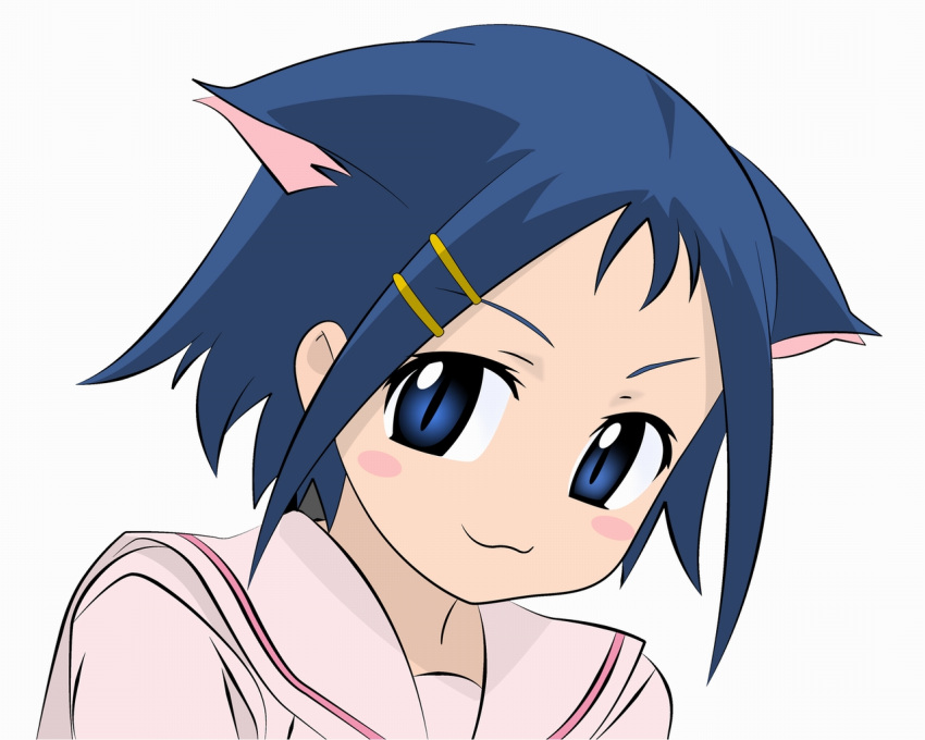 animal_ears catgirl close ikeda_kana saki vector white