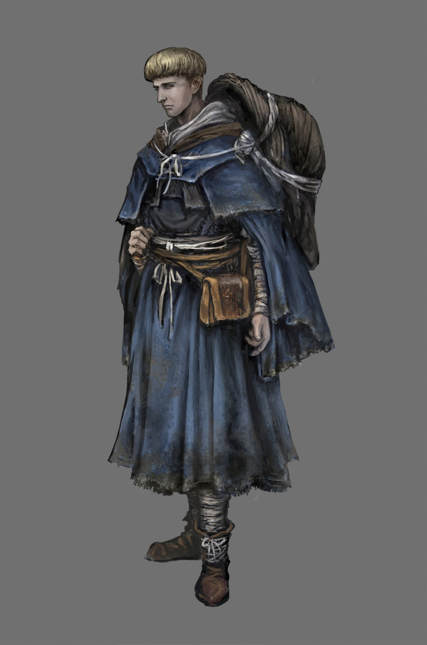 1boy blonde_hair character_request concept_art dark_souls dark_souls_iii from_software official_art priest souls_(from_software) tunic