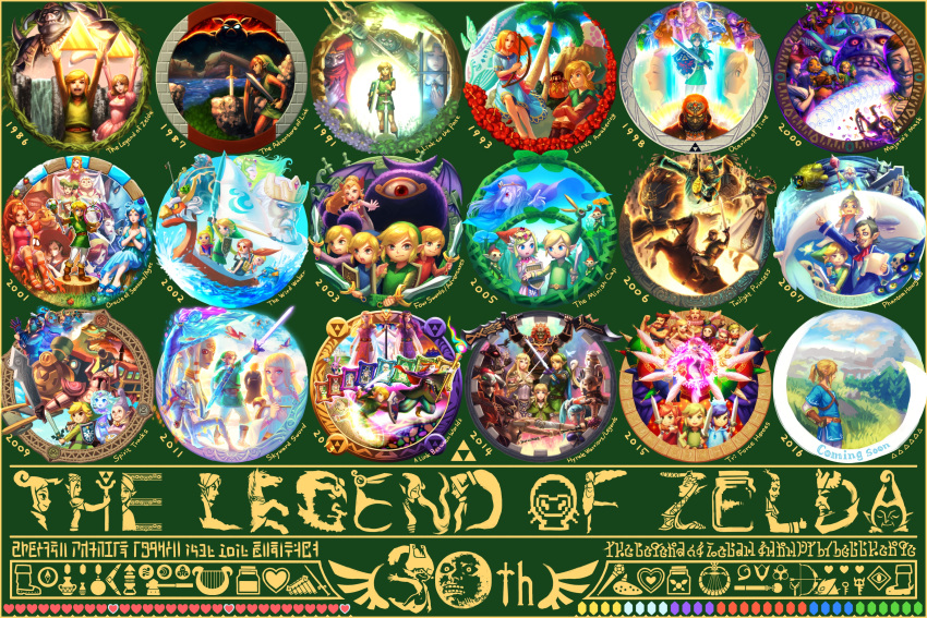 6+boys 6+girls anniversary bellhenge character_request everyone fi ganon ganondorf hat link linkle midna multiple_boys multiple_girls multiple_persona nail_polish nintendo princess_hilda princess_zelda sword tetra the_legend_of_zelda the_legend_of_zelda:_a_link_between_worlds the_legend_of_zelda:_a_link_to_the_past the_legend_of_zelda:_oracle_of_ages the_legend_of_zelda:_oracle_of_seasons the_legend_of_zelda:_phantom_hourglass the_legend_of_zelda:_skyward_sword the_legend_of_zelda:_spirit_tracks the_legend_of_zelda:_the_wind_waker the_legend_of_zelda:_twilight_princess zelda_ii:_the_adventure_of_link zelda_musou