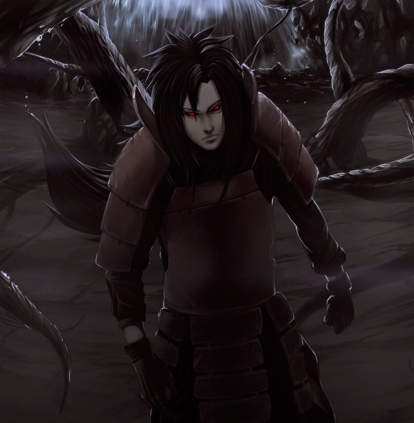 1boy cave naruto red_eyes solo tagme uchiha_madara