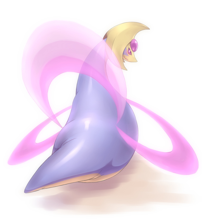 00s 1girl cresselia from_behind highres kazejin_(kajinchu) pokemon pokemon_(game) pokemon_dppt simple_background wings