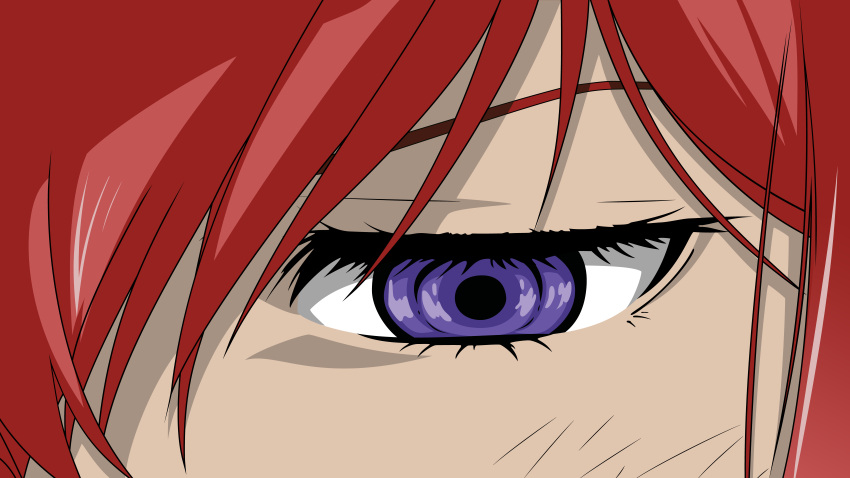 eye l3lium makise_kurisu purple_eye redhead steins;gate vector_trace