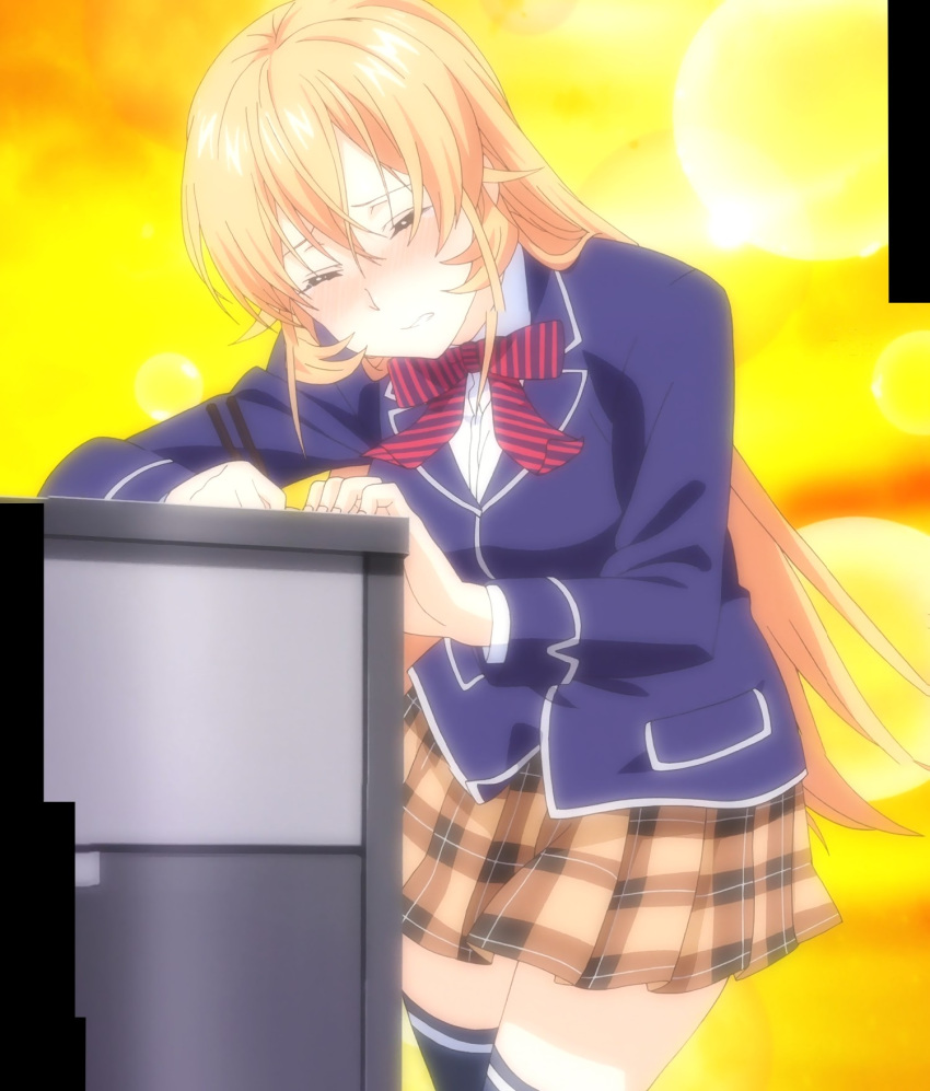 1girl blush long_hair nakiri_erina screencap shokugeki_no_souma