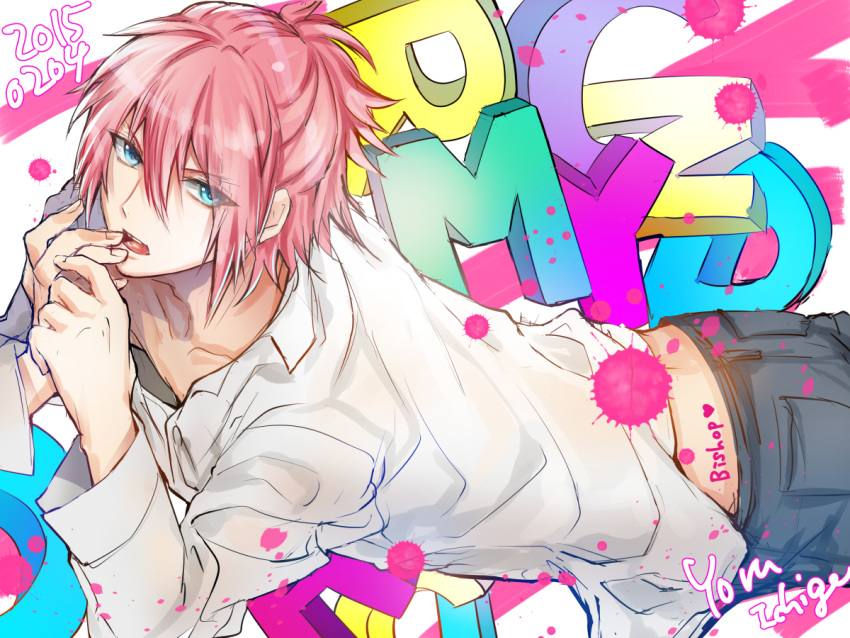 blue_eyes dynamic_chord ichige_yoru momose_tsumugi pink_hair