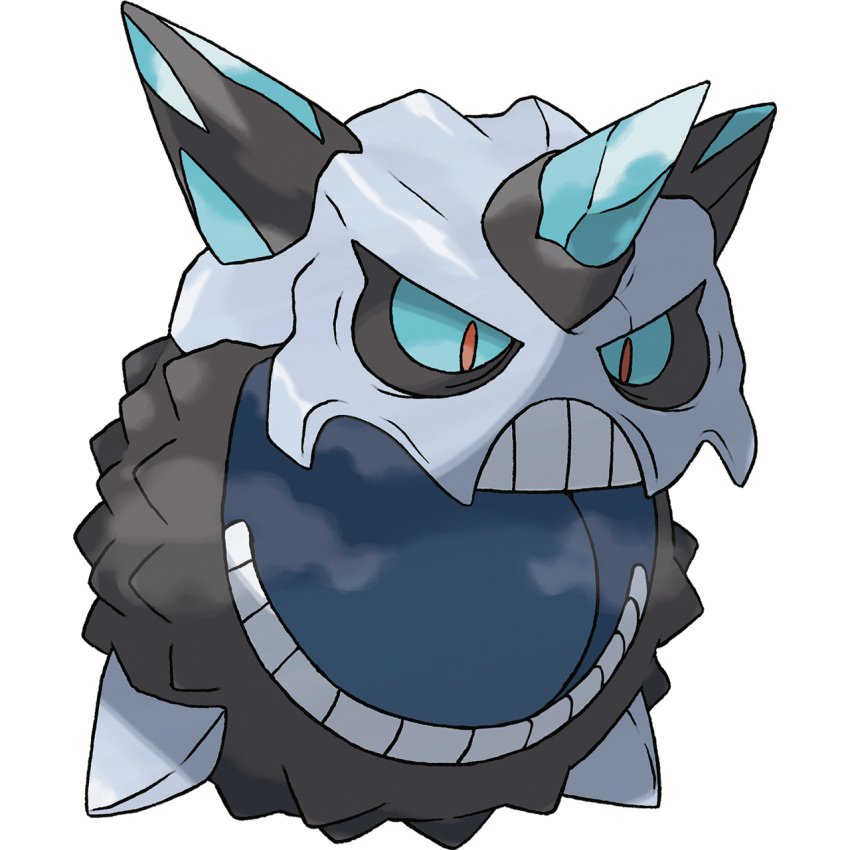 10s glalie mega_glalie mega_pokemon no_humans official_art pokemon pokemon_(game) pokemon_oras