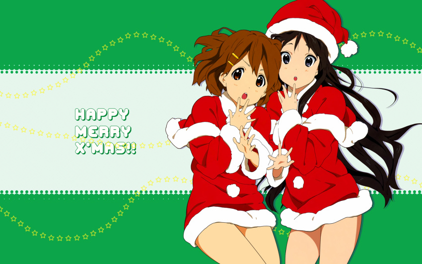 akiyama_mio christmas hirasawa_yui k-on! tagme