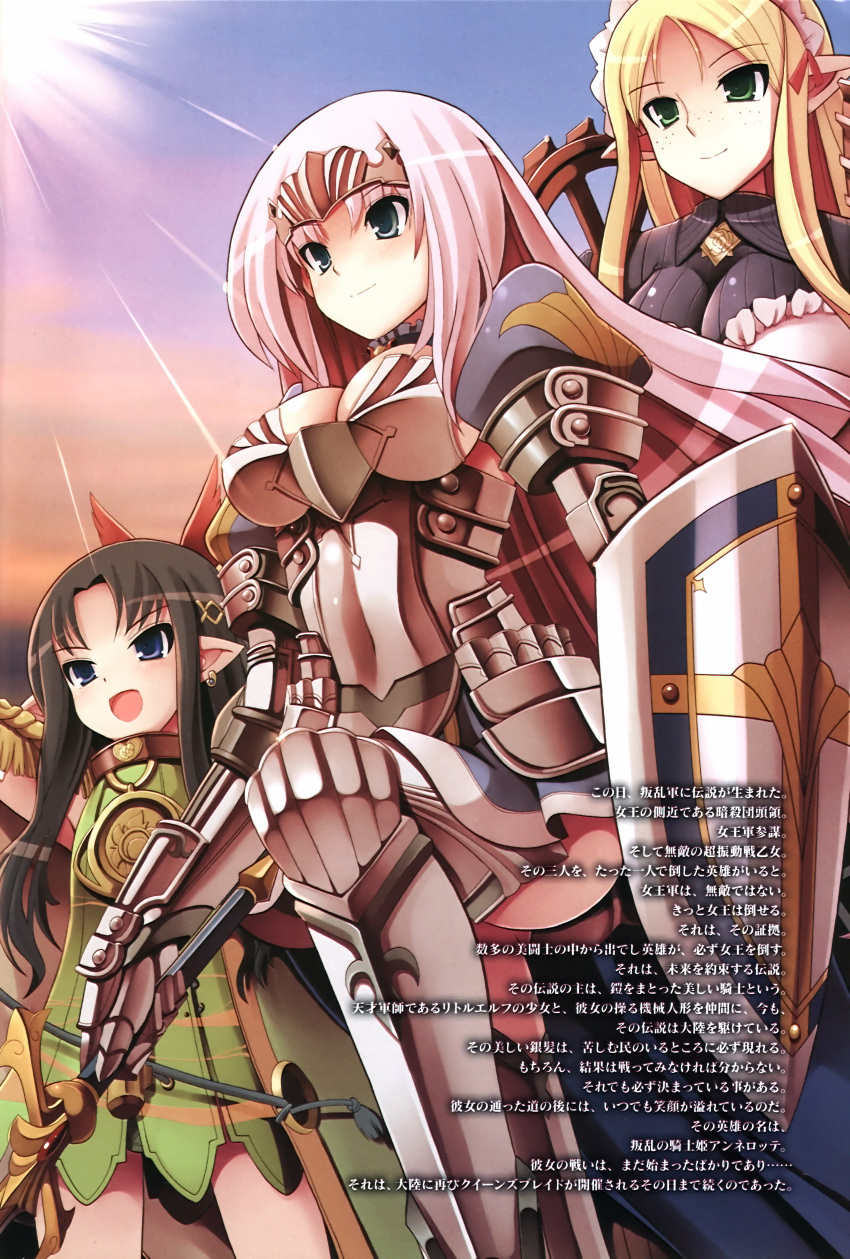 annelotte armor elf huit queen's_blade queen's_blade_rebellion thigh-highs tsurugi_hagane vingt
