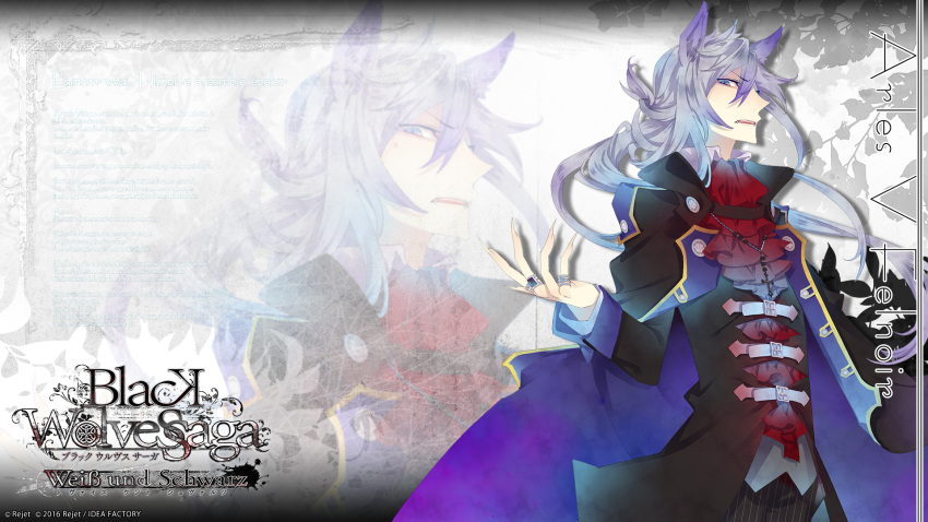 arles_v._felnoir black_wolves_saga blue_eyes grey_hair kuroyuki