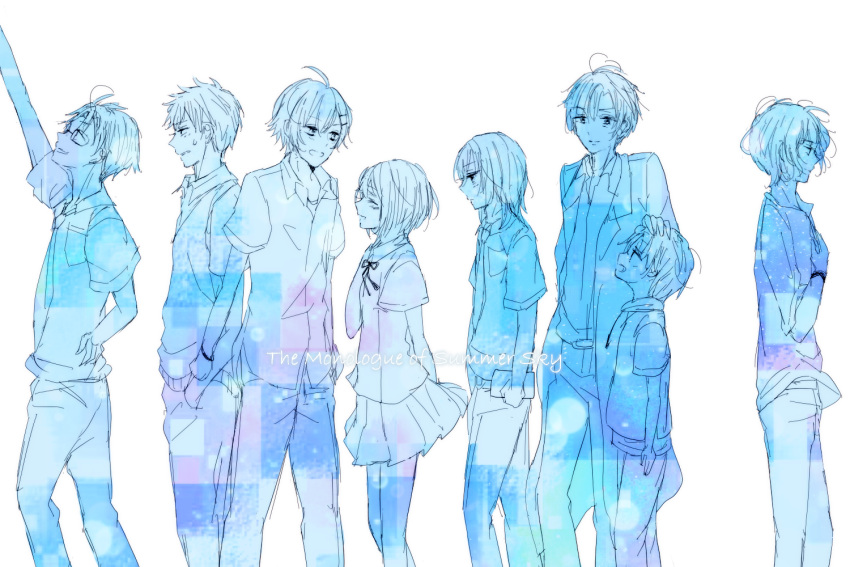 asanami_kou asanami_shou kaga_haru kinose_kazuki koyuri natsuzora_no_monologue ogawa_aoi sawanoi_sousuke shinohara_ryouta watamori_kaede