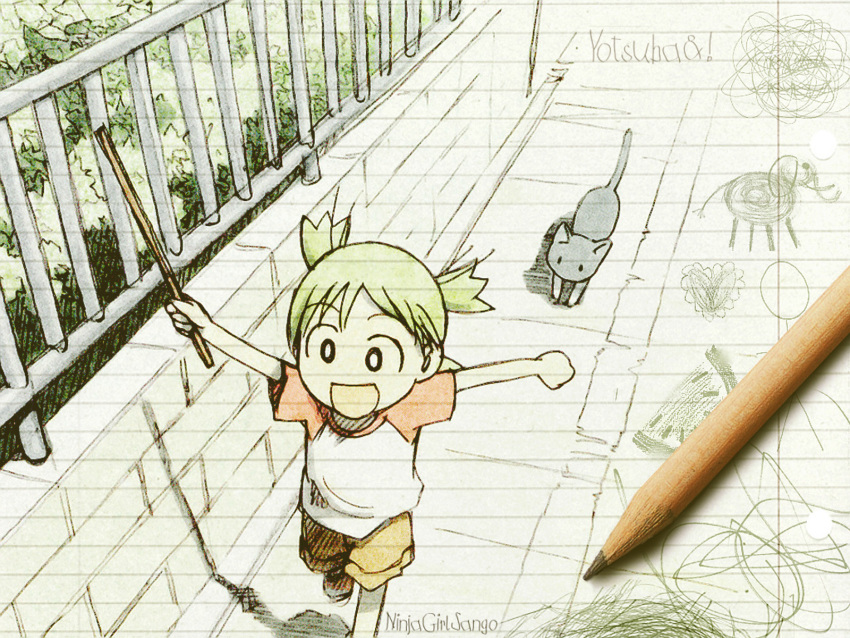 koiwai_yotsuba tagme yotsubato!