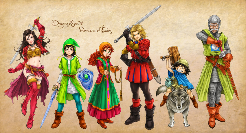 dragon_quest dragon_quest_vii fayse multiple_boys multiple_girls