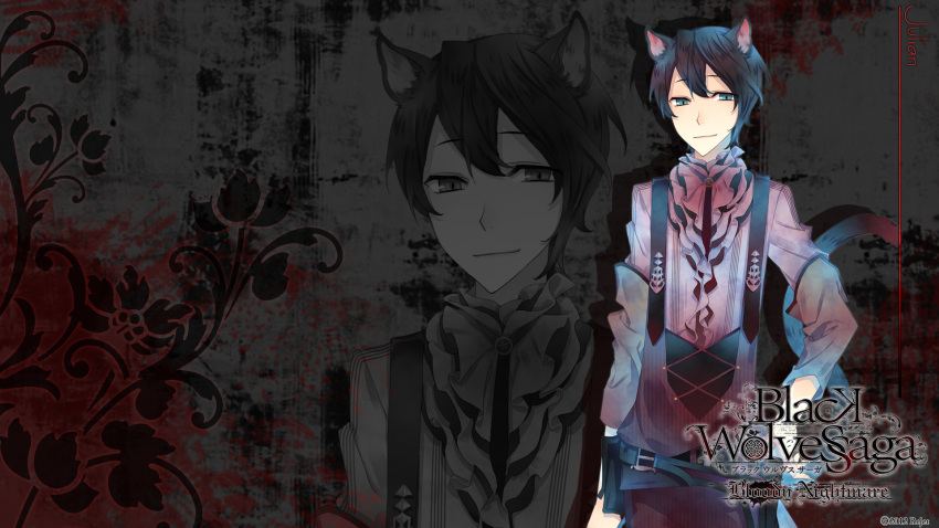 black_hair black_wolves_saga blue_eyes julian_(black_wolves_saga) kuroyuki