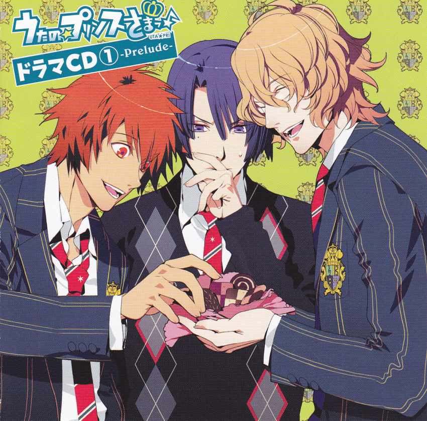 hijirikawa_masato ittoki_otoya kurahana_chinatsu red_eyes red_hair shinomiya_natsuki uta_no_prince-sama