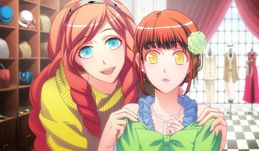 kurahana_chinatsu nanami_haruka red_hair tsukimiya_ringo uta_no_prince-sama yellow_eyes