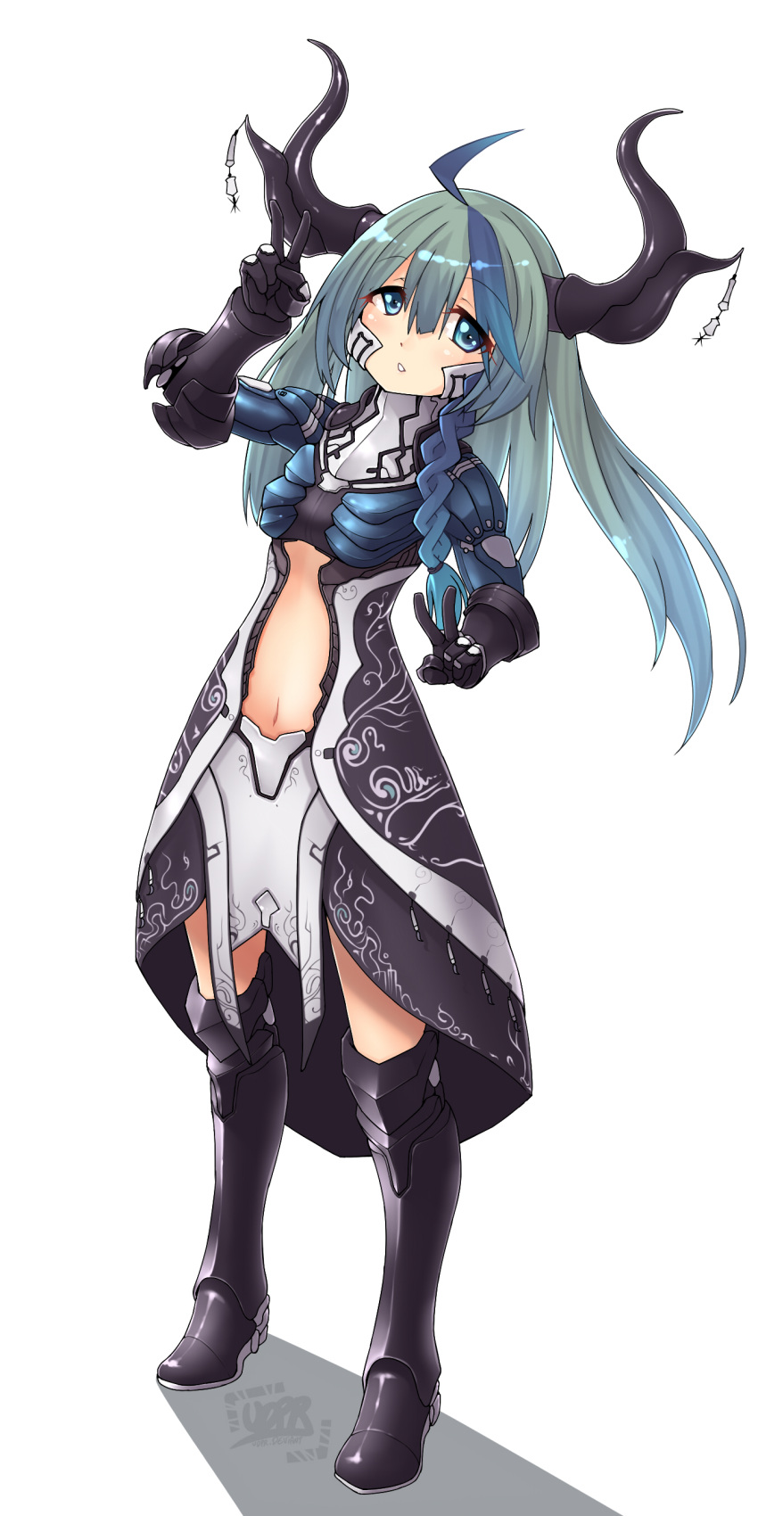 absurdres armor frost_(warframe) genderswap genderswap_(mtf) highres long_hair patton_(cross-bones-t) warframe