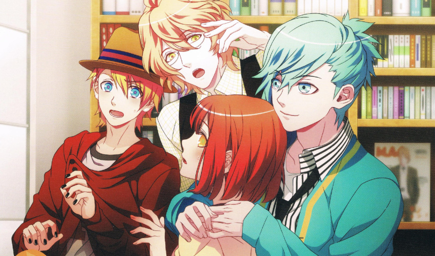 blonde_hair green_eyes kurahana_chinatsu kurusu_shou mikaze_ai nanami_haruka shinomiya_natsuki uta_no_prince-sama