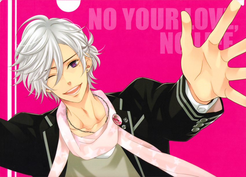 asahina_tsubaki brothers_conflict purple_eyes udajo white_hair