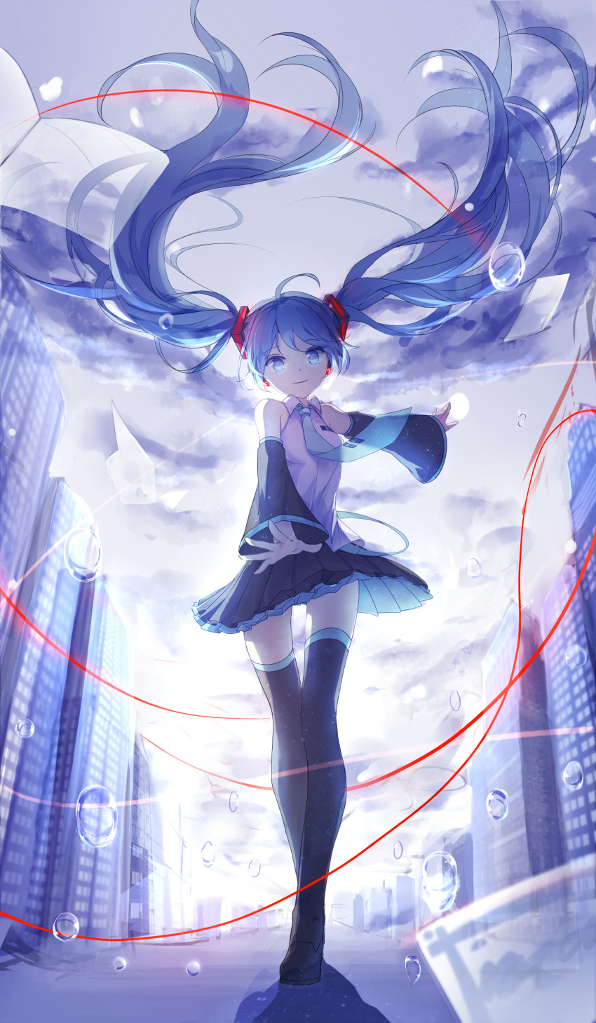 1girl absurdres hatsune_miku highres solo vocaloid yue_yue